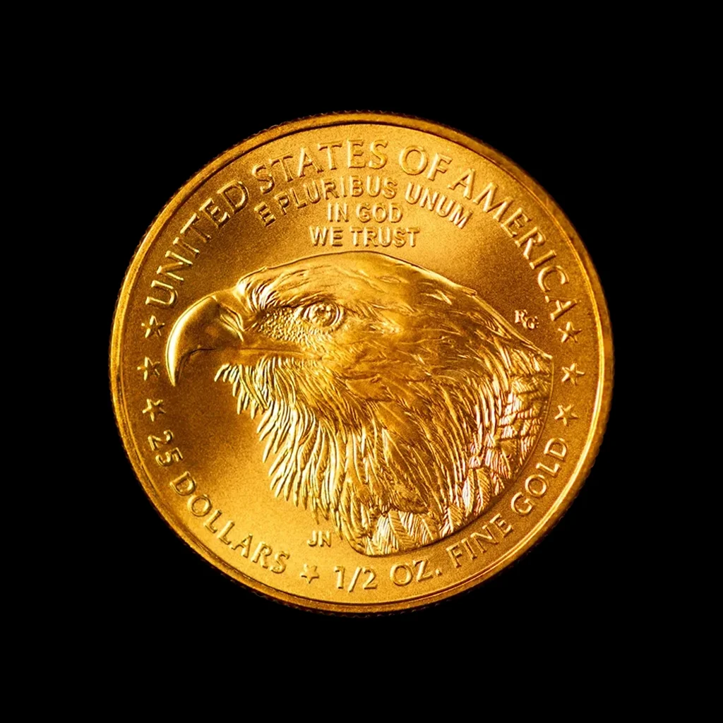1/2 oz American Gold Eagle Mint Tube 2026 (BU) - Image 3