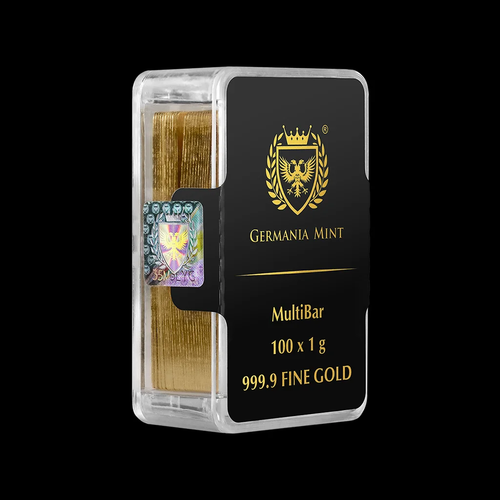 1 Gram Gold Bar Germania Mint BU - Image 3