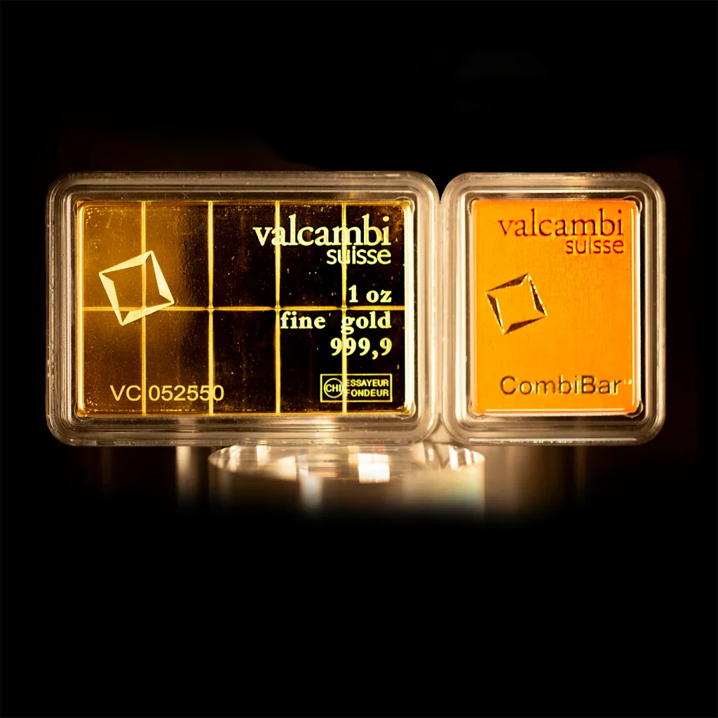 1 oz Gold Combi-Bar Valcambi 10 x 1/10 oz - Image 4
