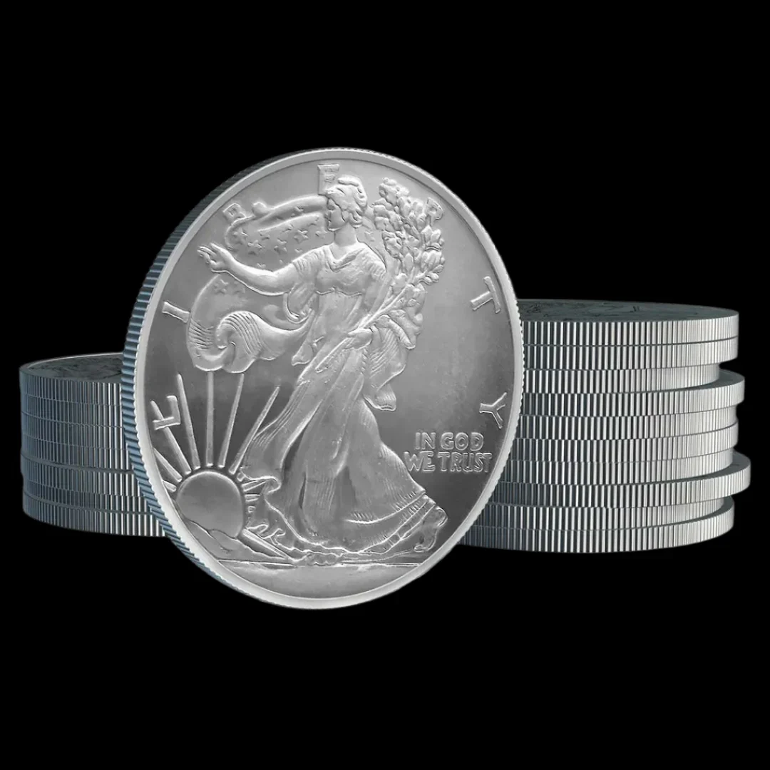 1 oz Silver Round Walking Liberty BU - Image 3