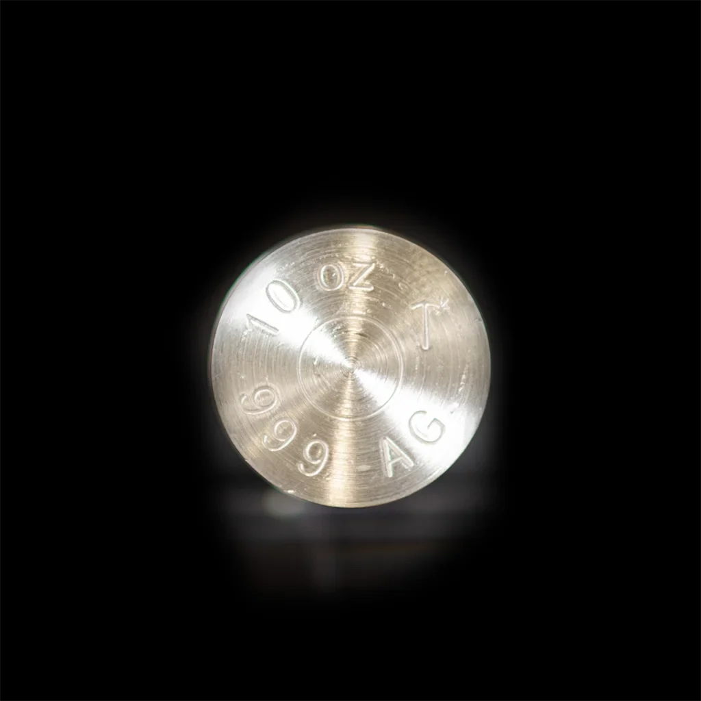 10 oz Silver .50 Caliber Bullet Replica - Image 3