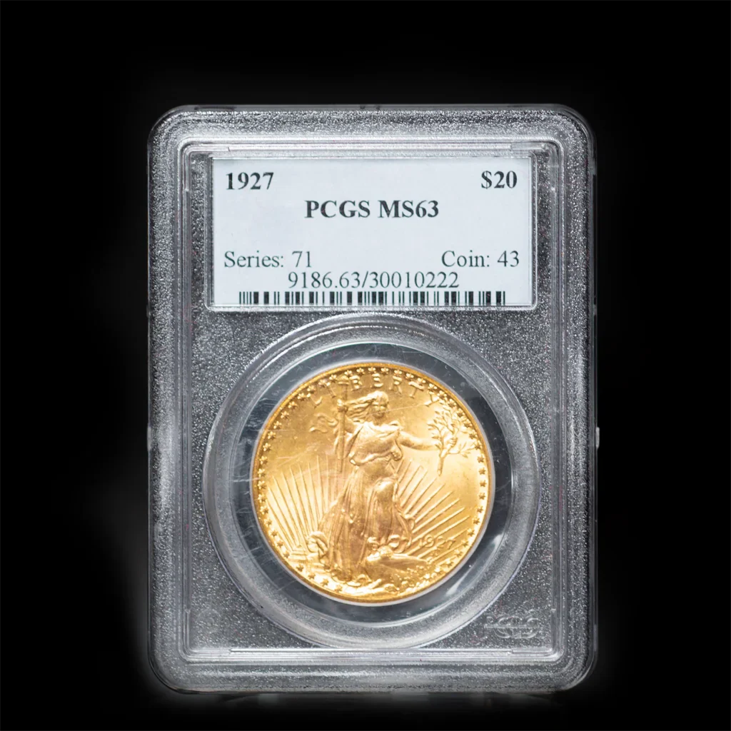 $20 U.S. Gold Saint NGC63 - No Motto - Image 3