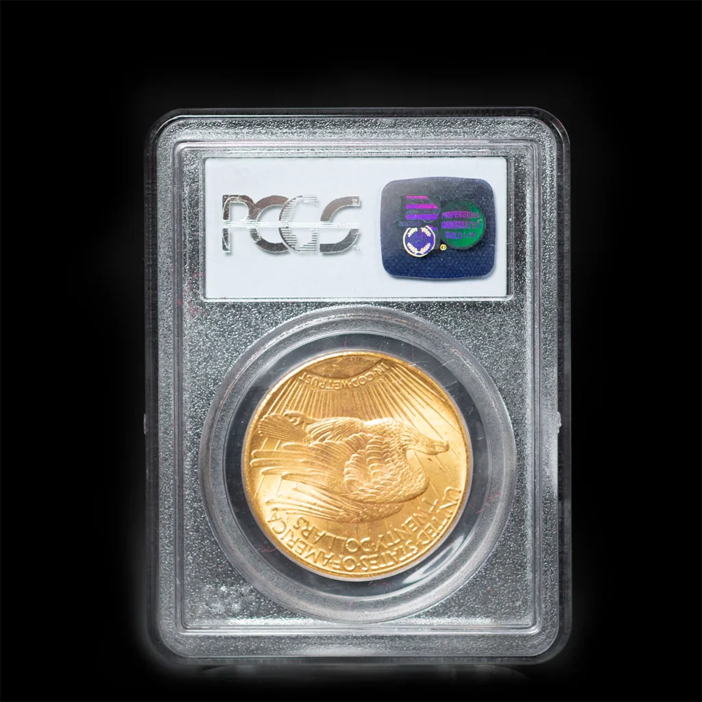 $20 U.S. Gold Saint NGC63 - No Motto - Image 4