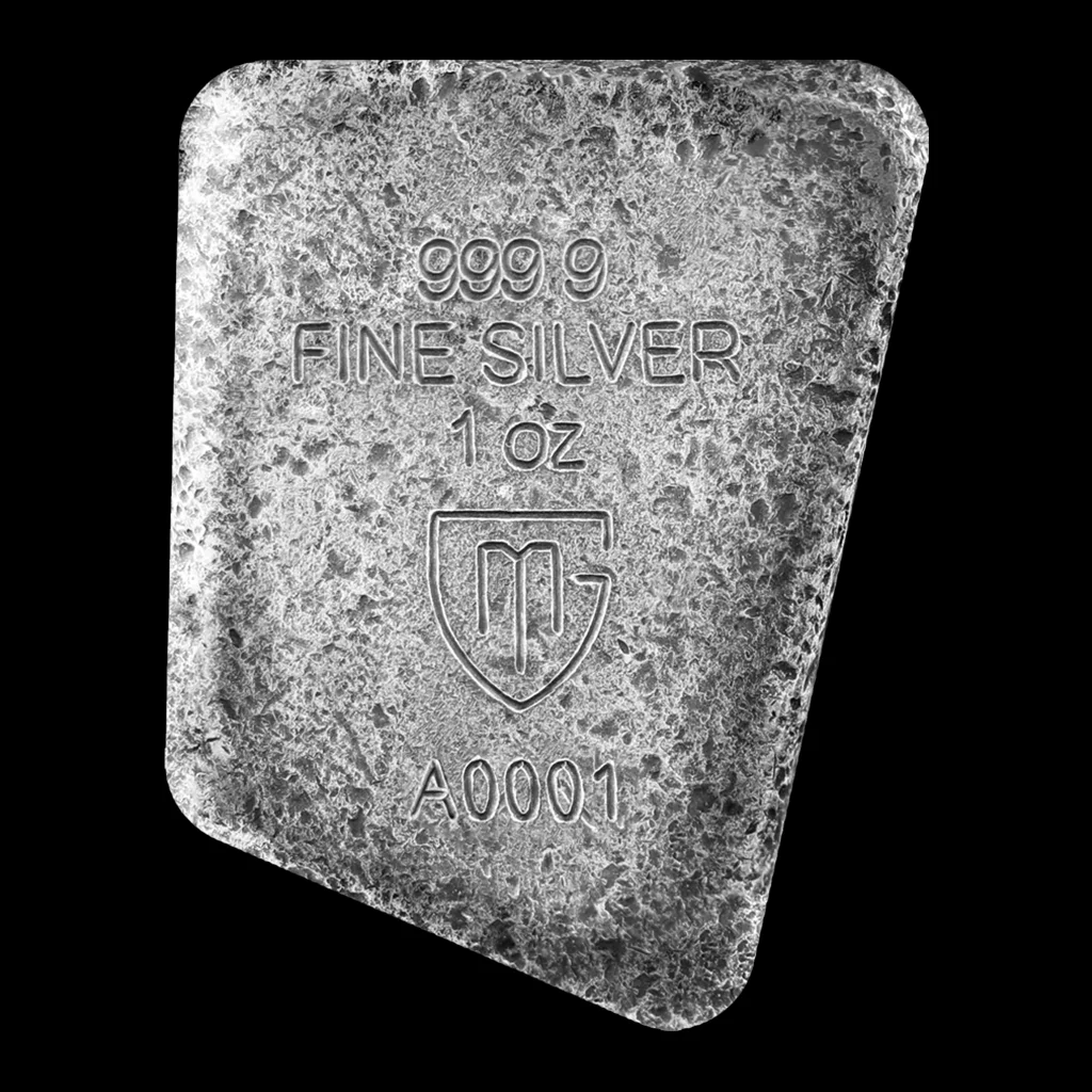 Germania Mint 1 oz Cast Silver Bar Rune Series - ALGIZ - Image 3
