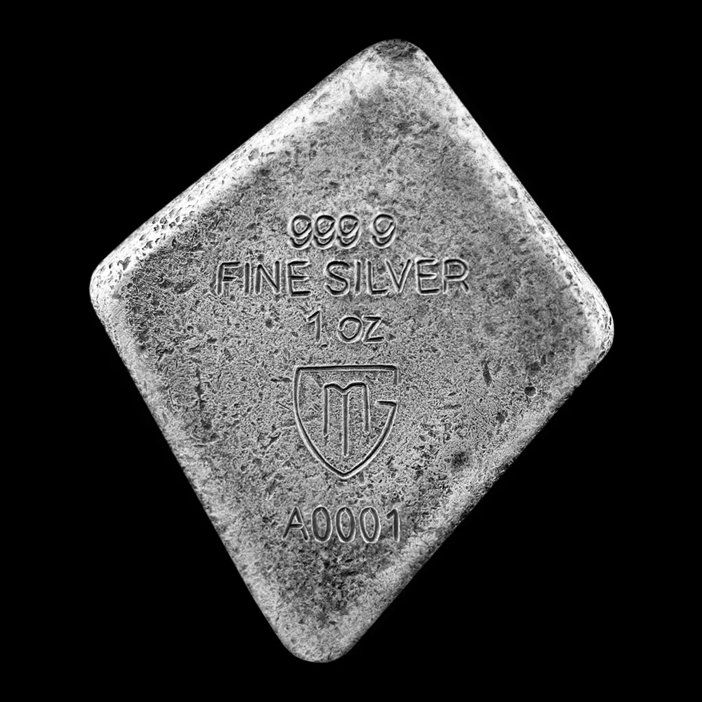 Germania Mint 1 oz Cast Silver Bar Rune Series - DAGAZ - Image 3