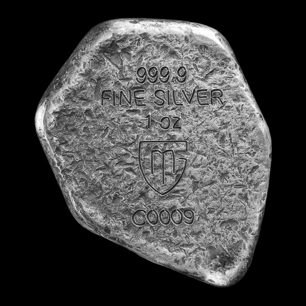 Germania Mint 1 oz Cast Silver Bar Rune Series - KENAZ - Image 3