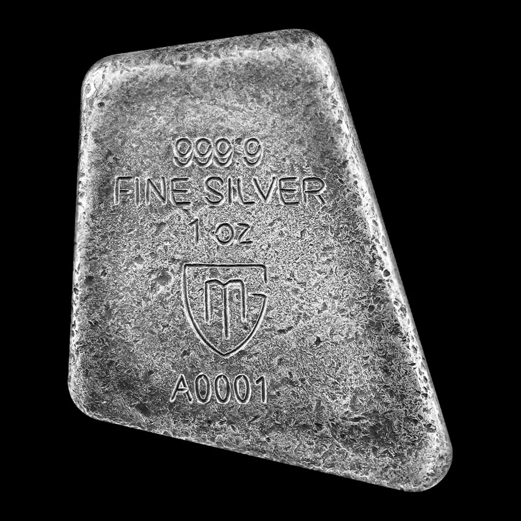 Germania Mint 1 oz Cast Silver Bar Rune Series - URUZ - Image 3
