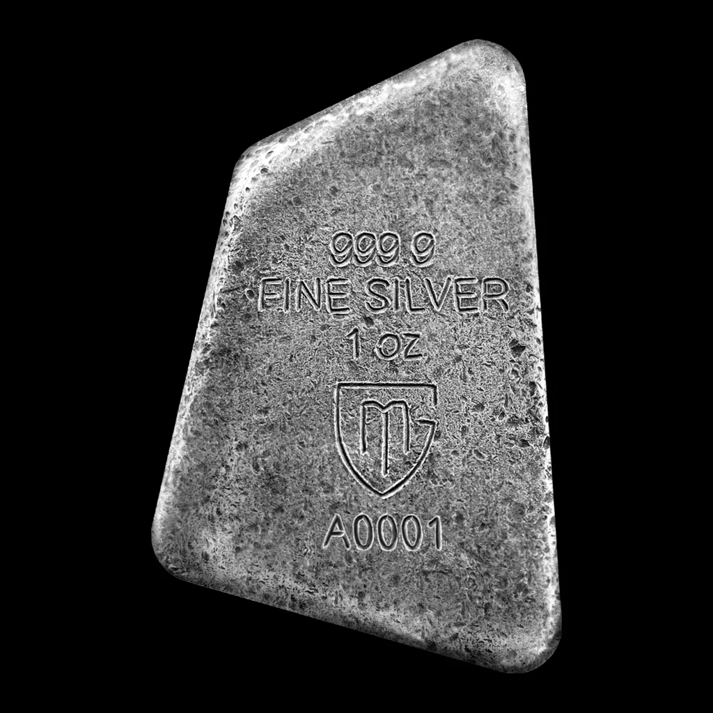 Germania Mint 1 oz Cast Silver Bar Rune Series - WUNJO - Image 3