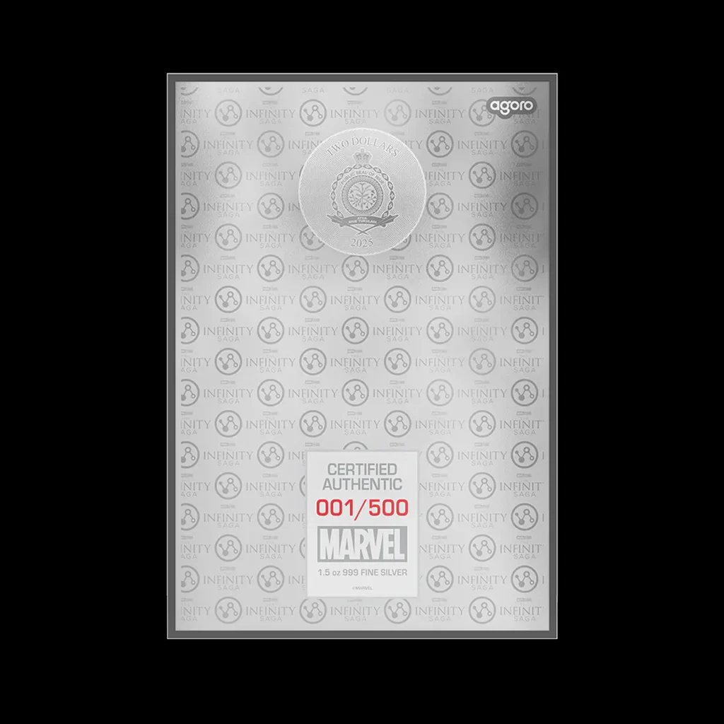Marvel Infinity Saga - Ant-Man – 1.5 oz 8.50 inches × 12.60 inches Silver Foil (2025, Limited to 500) - Image 3